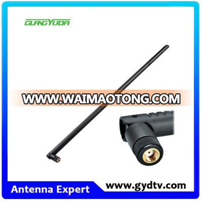 High gain LTE GSM 3G 4G rotatable 9DBI rubber antenna with RP-SMA, SMA male straight or Bend